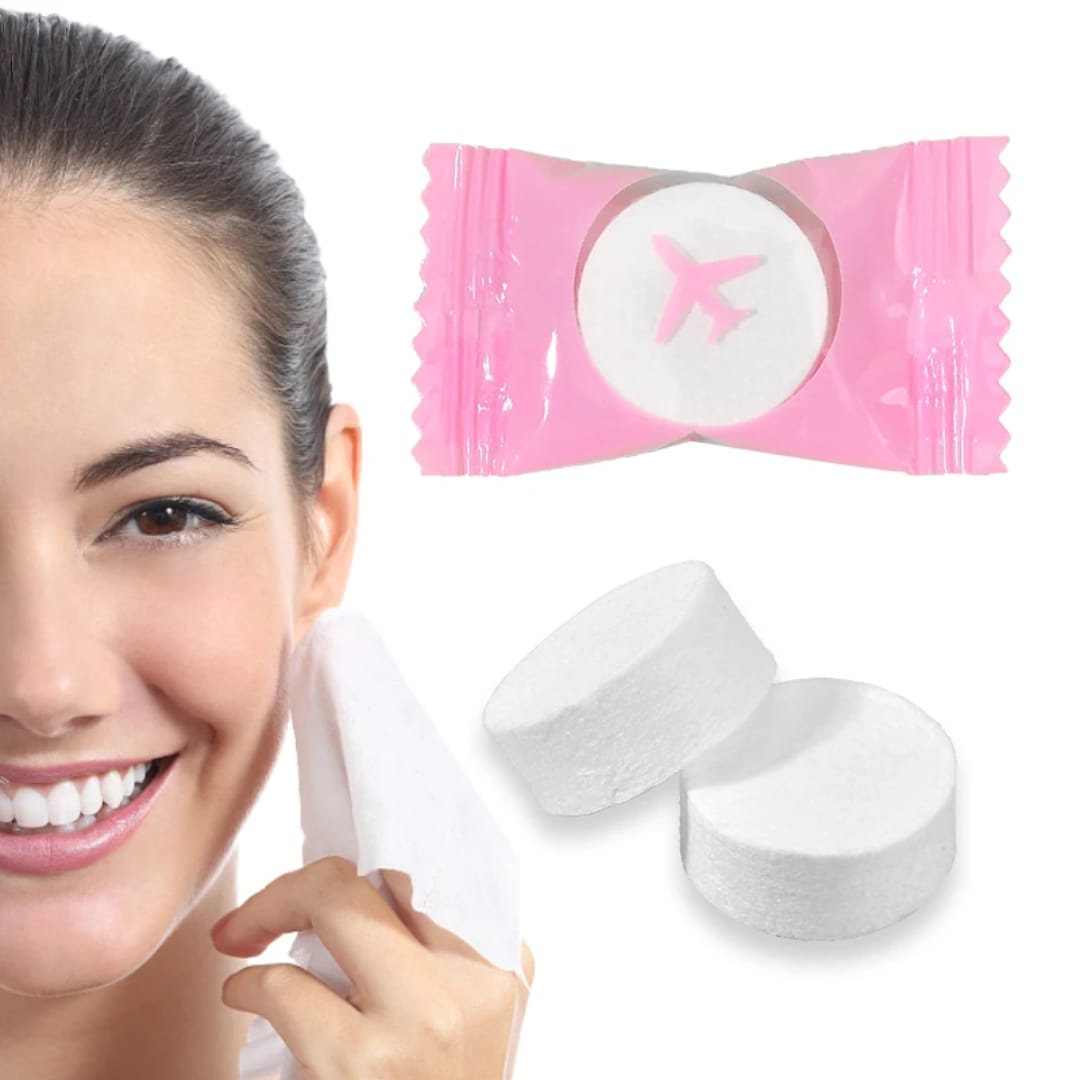 منشفة وجه مضغوطه 30 قطعه — Compressed Face Towels – 30 Pieces
