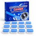 أقراص تنظيف الغسالة من الكلس والأملاح – 12 قرصًا — Washing Machine Cleaning Tablets – 12 Pieces
