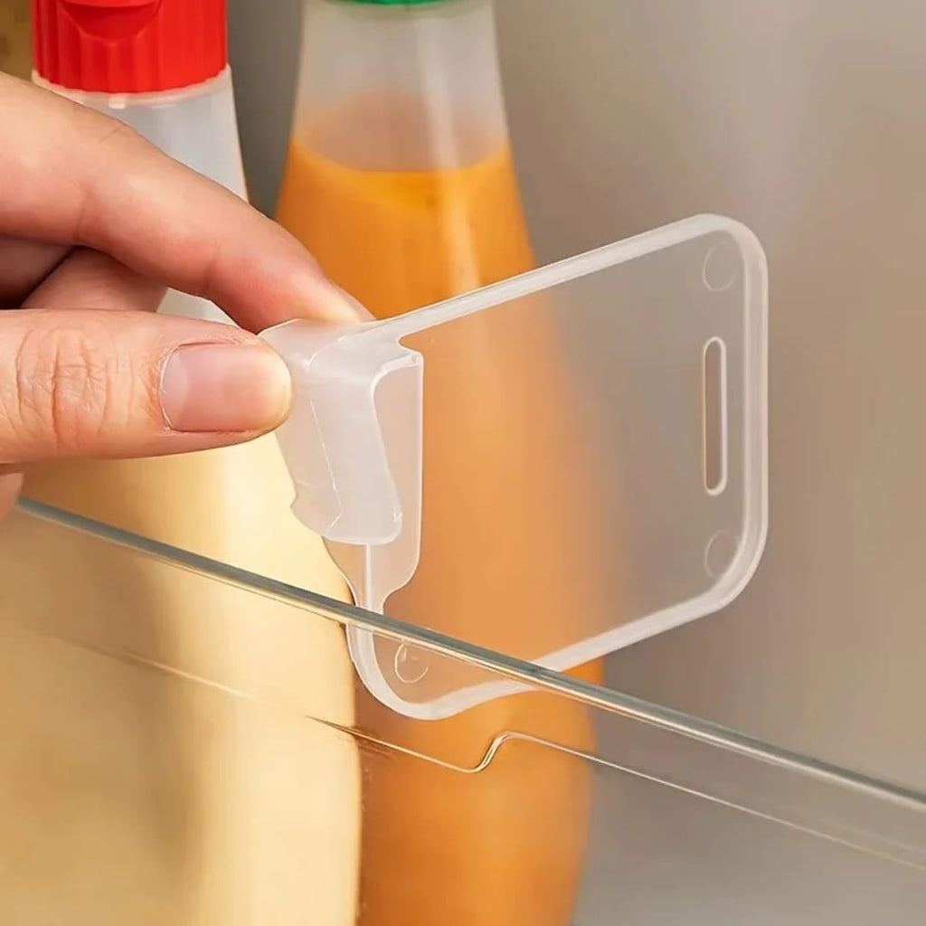 فواصل بلاستيك قابلة للتعديل لتنظيم القناني والعلب – 10 قطع — Adjustable Plastic Bottle and Can Dividers – 10 Pieces