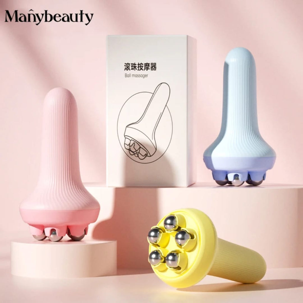 مسكة مساج يدوي راس 5 طابات — Handheld 5-Ball Massage Roller