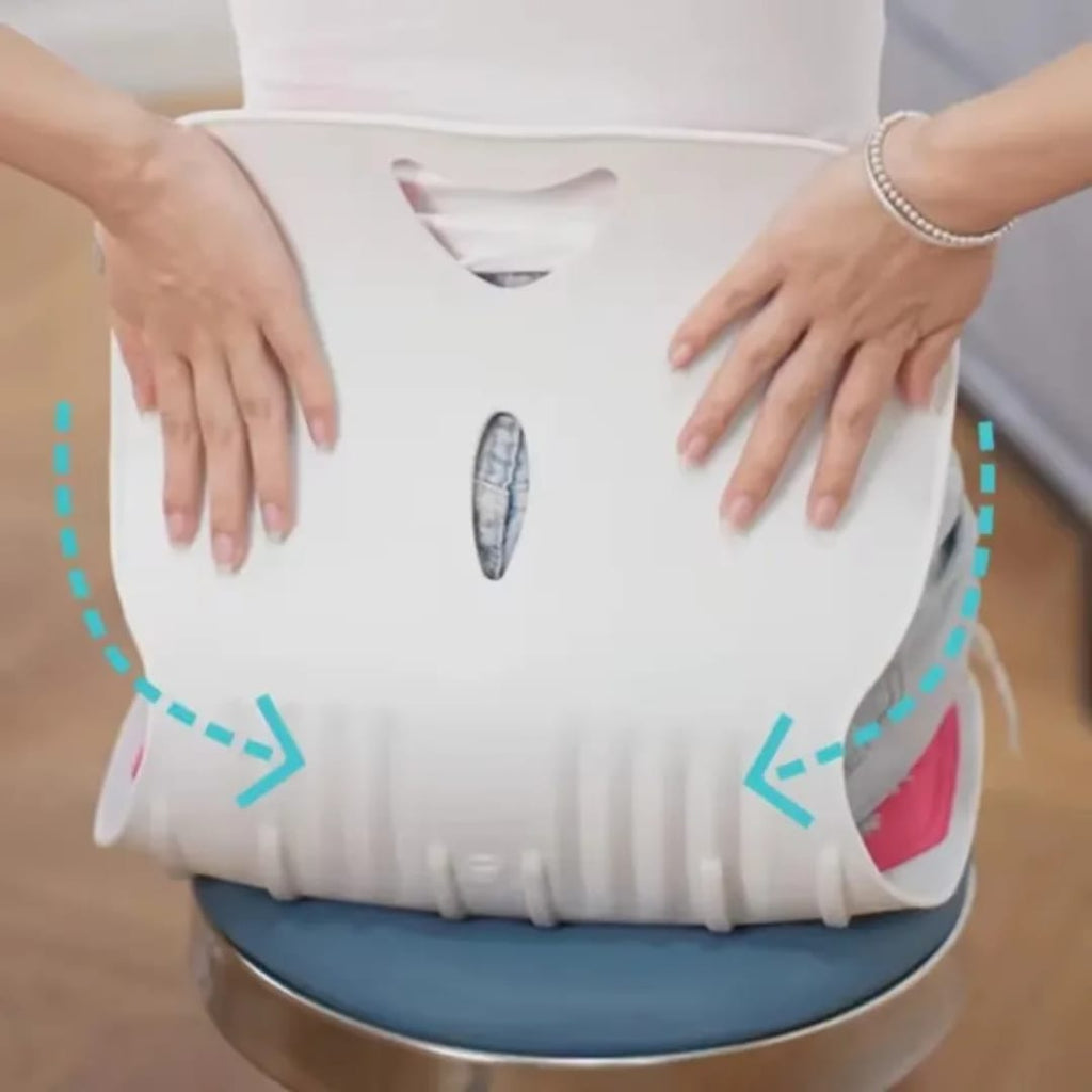 كرسي بلاستيك لتجليس فقرات الظهر مع قاعدة وظهر إسفنج
Folding Back Support Seat with Foam Base and Backrest