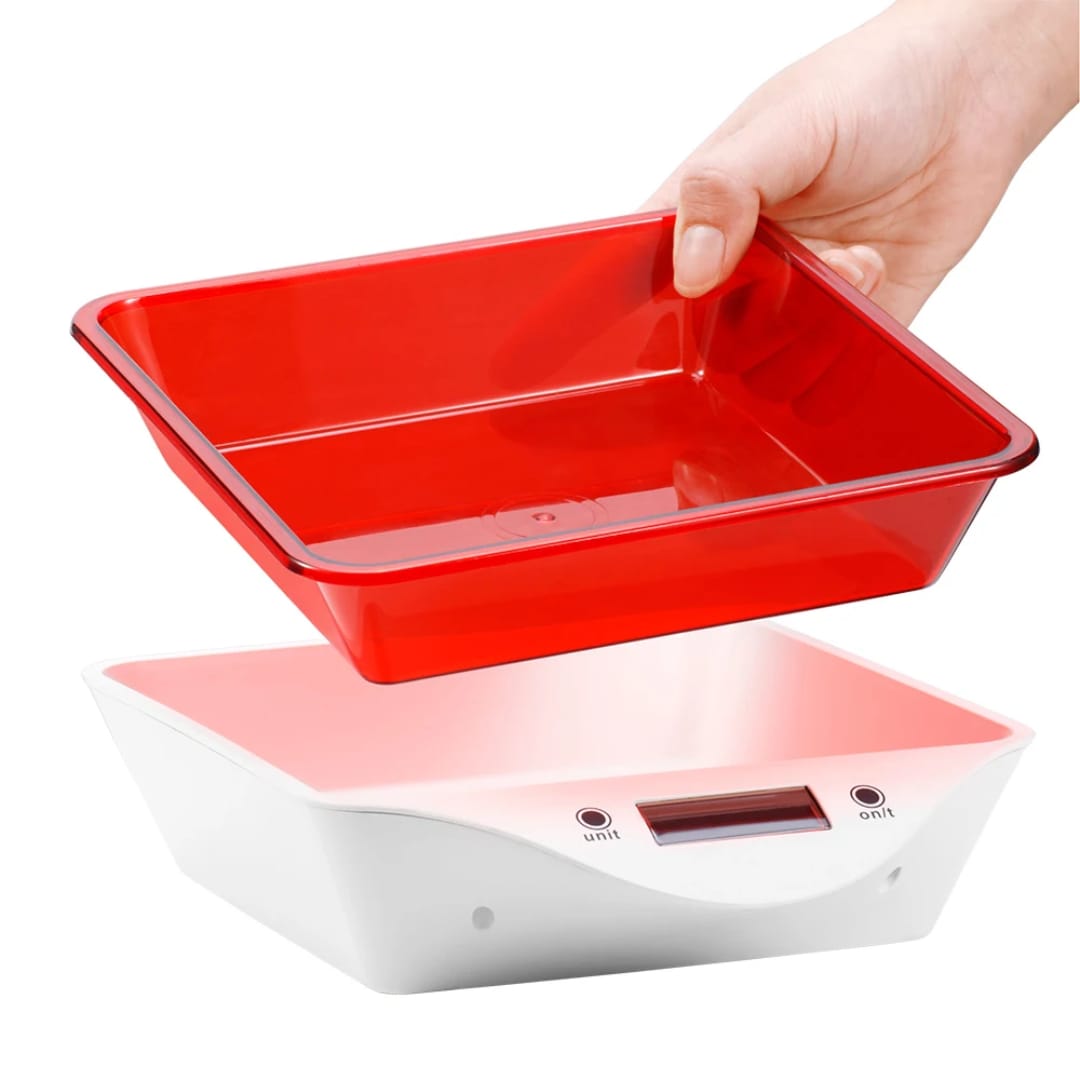 ميزان طعام بصحن قابل للفك حتى 5 كيلو — Food Scale with Removable Bowl – Up to 5 kg