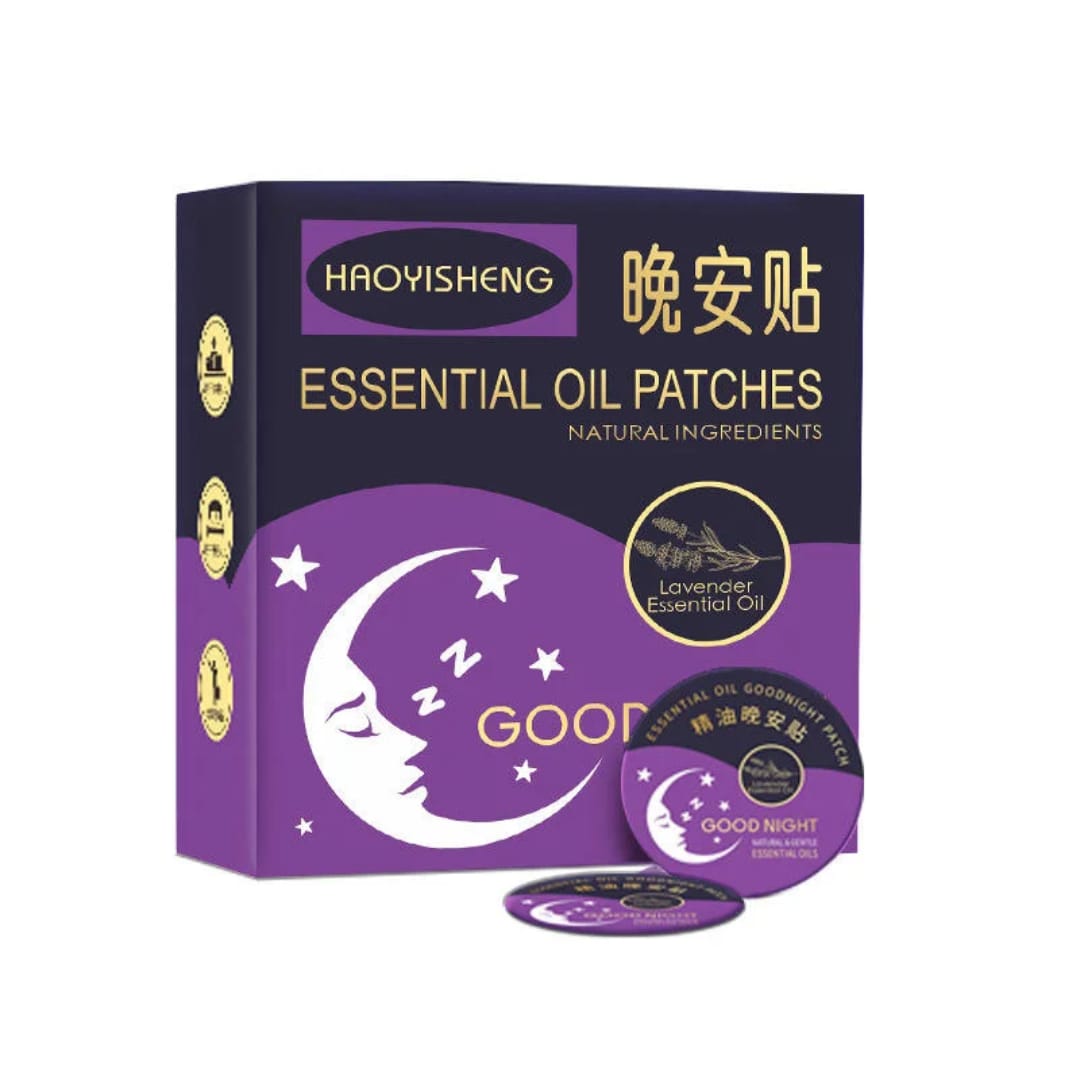 لصقات زيوت عطرية للاسترخاء قبل النوم – 7 لصقات — Relaxing Essential Oil Sleep Patches – 7 Pieces