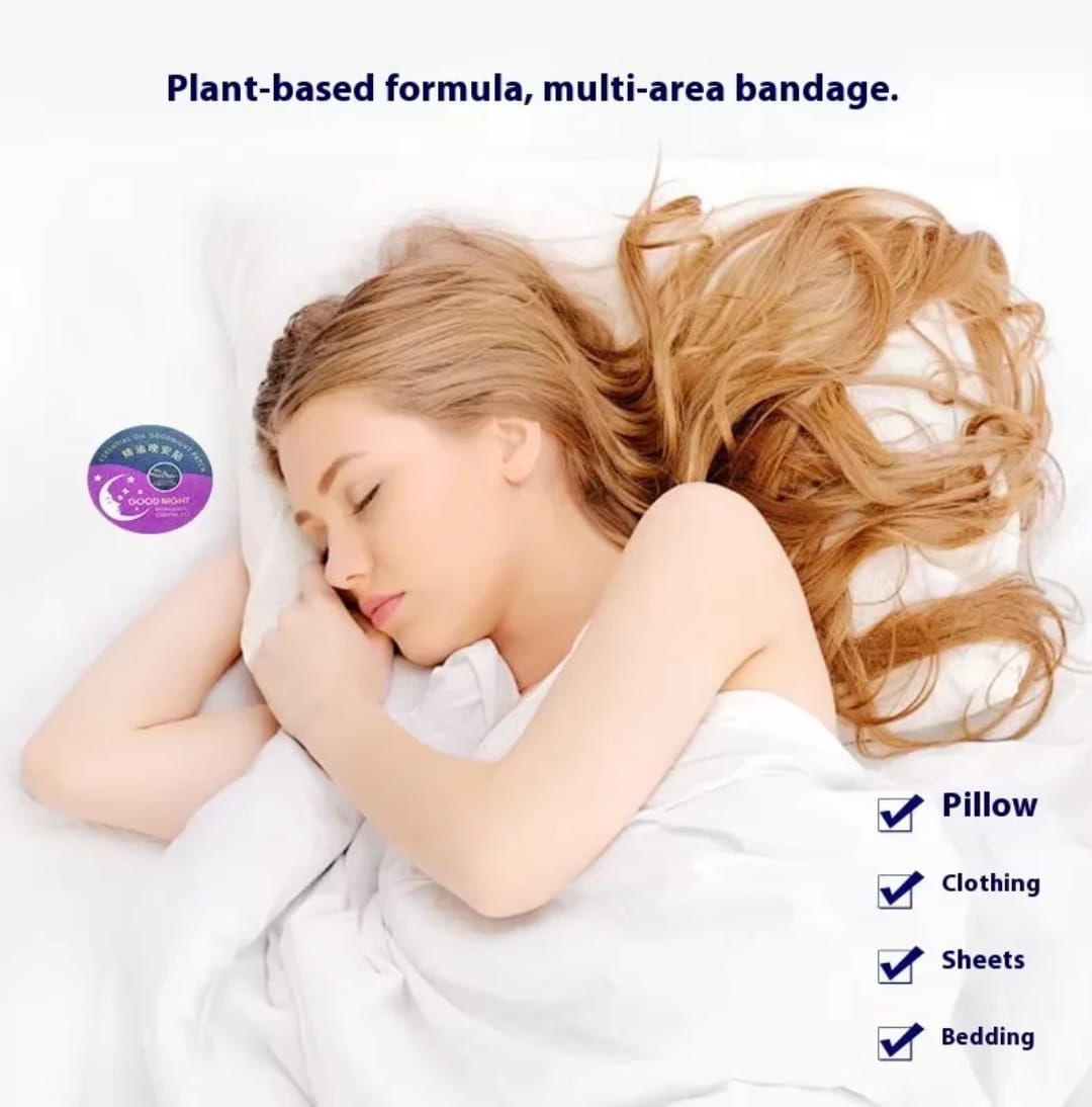 لصقات زيوت عطرية للاسترخاء قبل النوم – 7 لصقات — Relaxing Essential Oil Sleep Patches – 7 Pieces