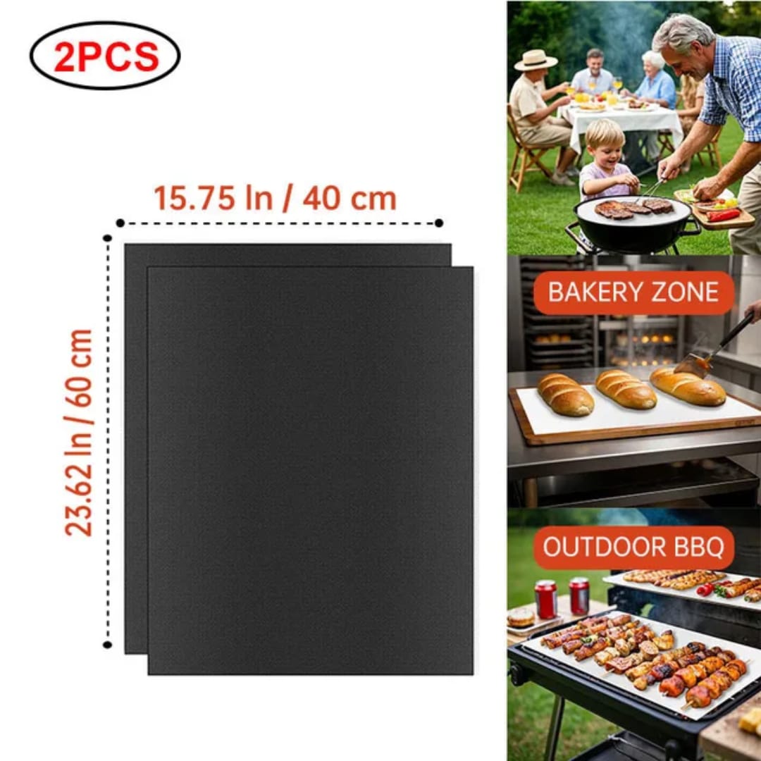 سويلا حرارية للفرن والمايكروويف – قطعتان — Reusable Oven Liners – Set of 2