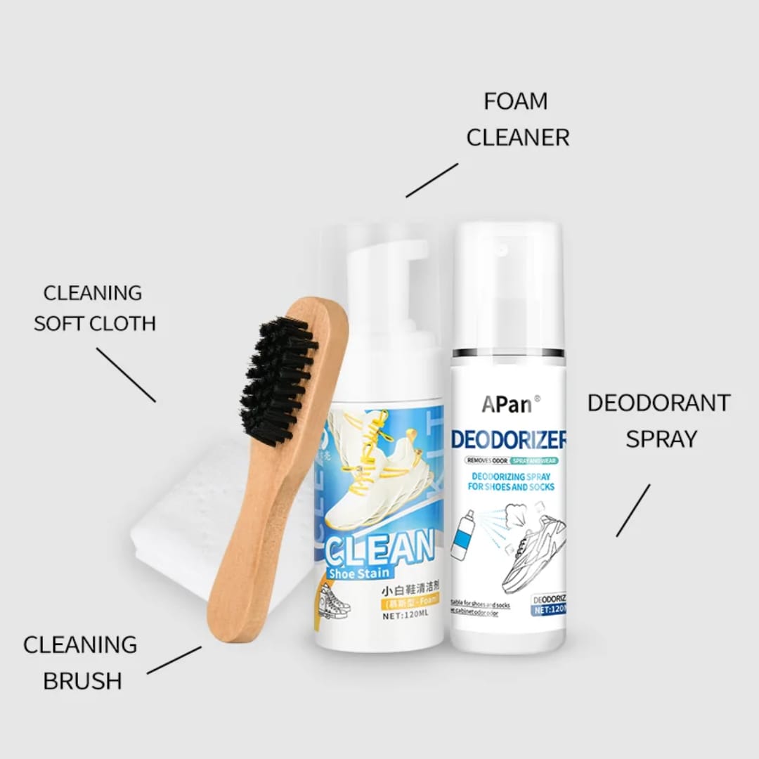 طقم تنظيف الأحذية | Shoe Cleaning Kit