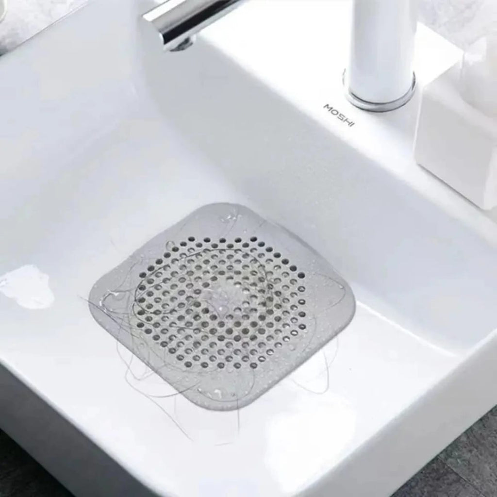 مصفاة سيليكون للمغسلة ومنع انسداد المجاري — Silicone Sink Strainer and Drain Protector