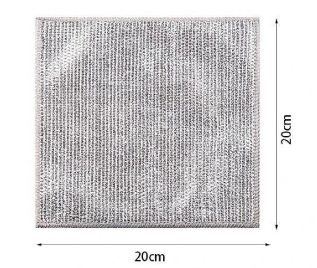 سيف جلى طبقتين لجلي وتنظيف الأواني – 3 قطع — Double-Layer Dish Scrub Sponges – 3 Pieces