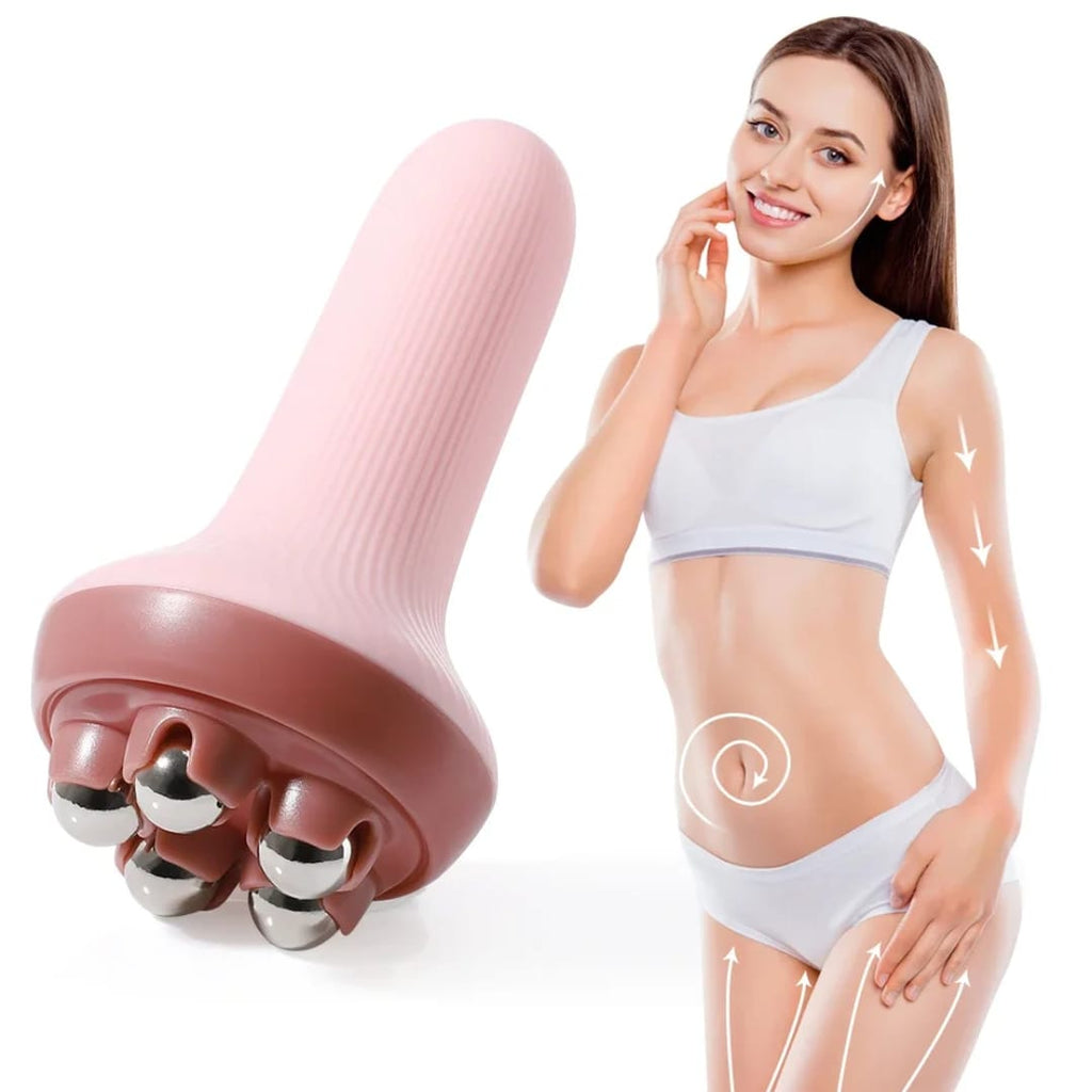 مسكة مساج يدوي راس 5 طابات — Handheld 5-Ball Massage Roller