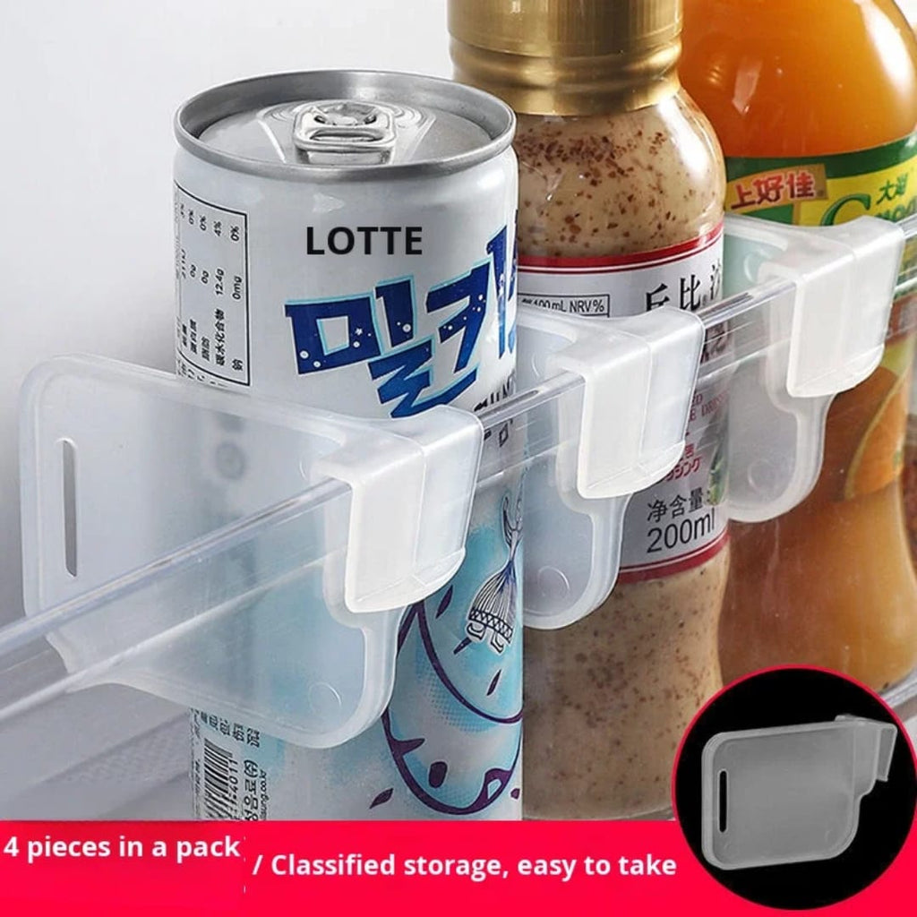 فواصل بلاستيك قابلة للتعديل لتنظيم القناني والعلب – 10 قطع — Adjustable Plastic Bottle and Can Dividers – 10 Pieces