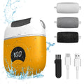 مكنة لازالة اللحم الميت من القدمين 3 رؤوس — Rechargeable Electric Foot Callus Remover with 3 Heads