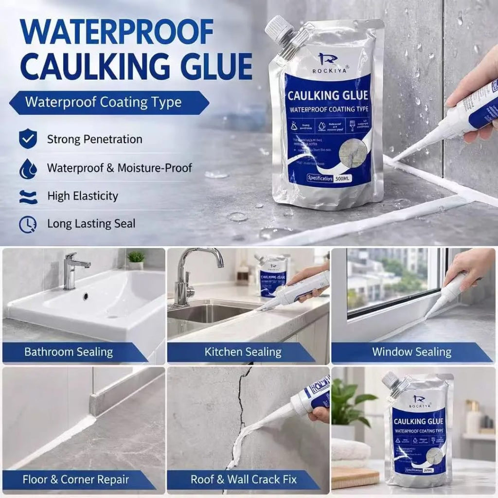 لاصق BIDAXIA لمعالجة الشقوق والعزل المائي – 500 مل — BIDAXIA Waterproof Crack Repair Adhesive – 500 ml