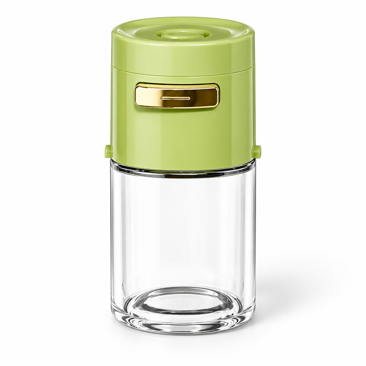 مملحة كبس لتحديد الكمية وتوزيع التوابل – 12.5 سم — Press-Type Seasoning Dispenser – 12.5 cm
