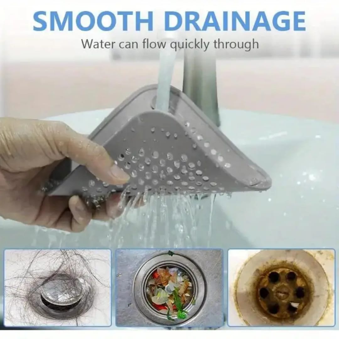 مصفاة سيليكون للمغسلة ومنع انسداد المجاري — Silicone Sink Strainer and Drain Protector