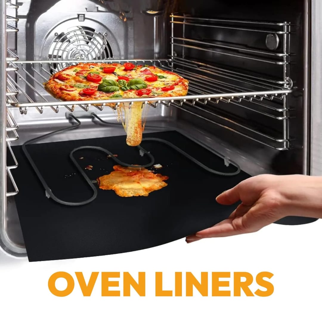سويلا حرارية للفرن والمايكروويف – قطعتان — Reusable Oven Liners – Set of 2