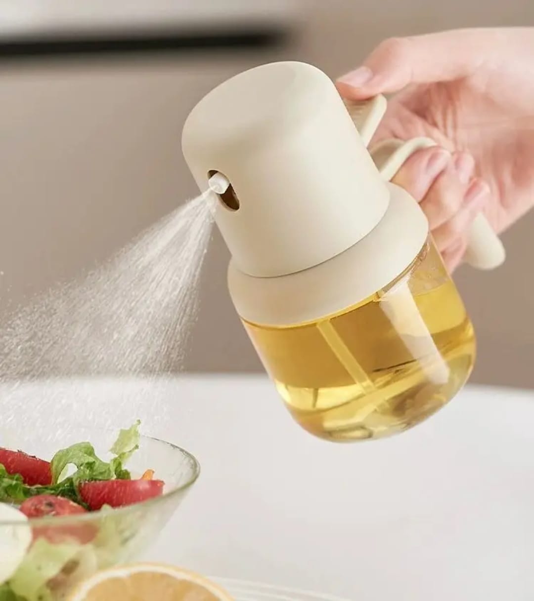 مرشّة زيت زجاجية برش متساوٍ — Glass Oil Spray Bottle