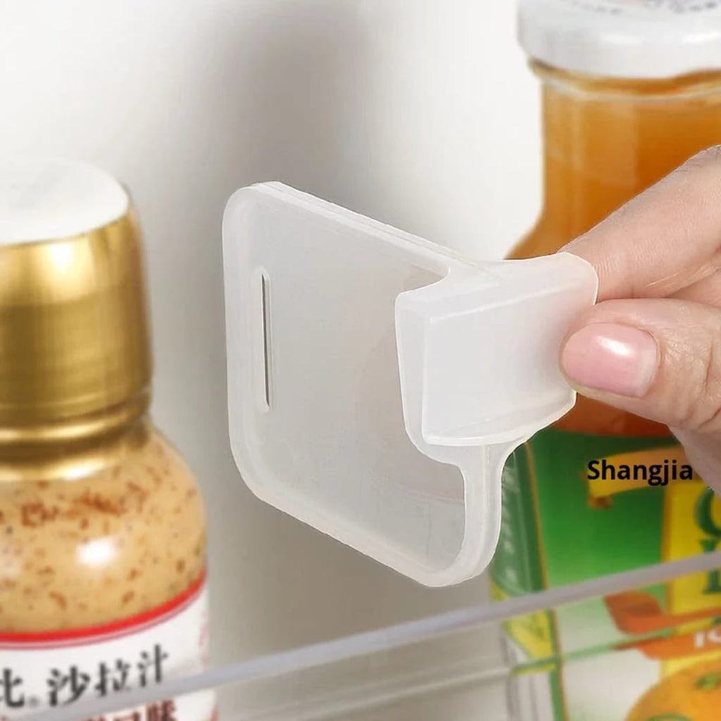 فواصل بلاستيك قابلة للتعديل لتنظيم القناني والعلب – 10 قطع — Adjustable Plastic Bottle and Can Dividers – 10 Pieces