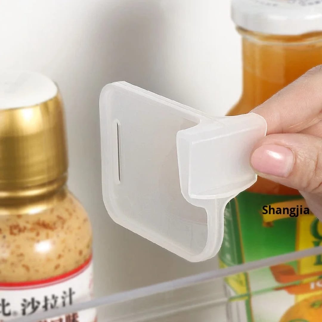 فواصل بلاستيك قابلة للتعديل لتنظيم القناني والعلب – 10 قطع — Adjustable Plastic Bottle and Can Dividers – 10 Pieces