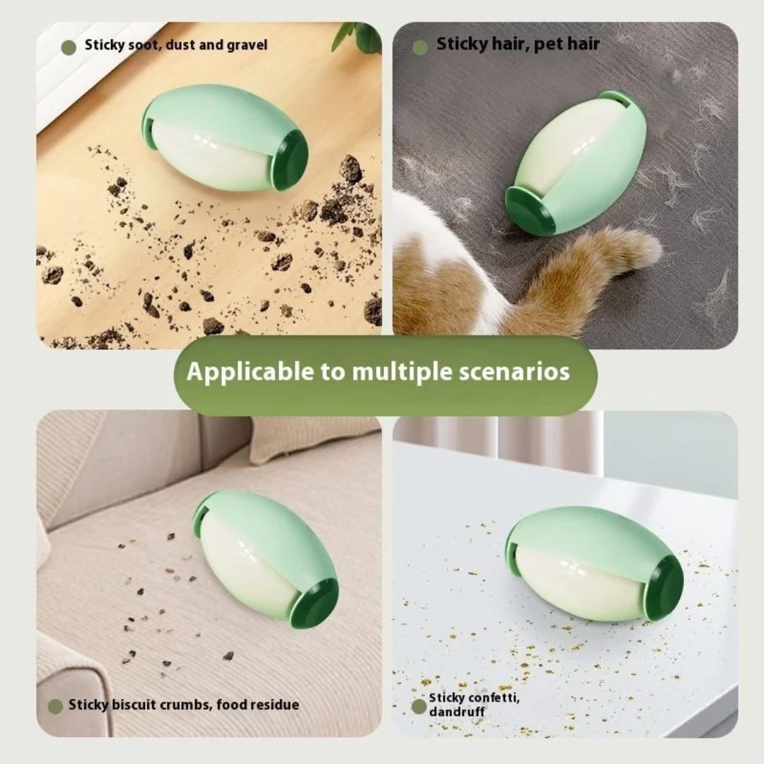 مزيل الوبر والشعر والغبار السيليكون القابل للغسل – 9 × 5.5 سم — Washable Silicone Lint, Hair and Dust Remover – 9 × 5.5 cm