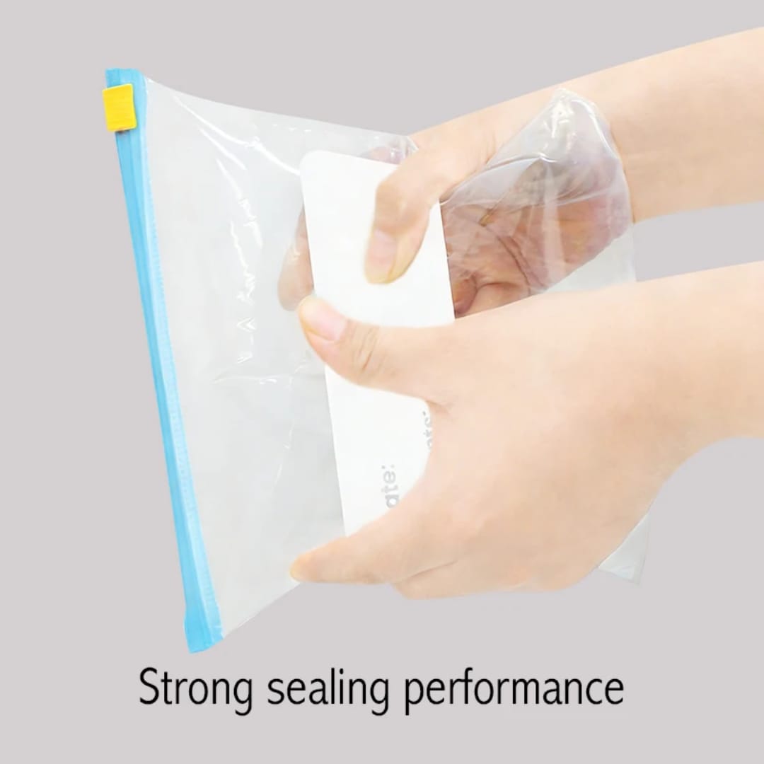 طقم أكياس نايلون بسحّاب لحفظ الطعام – 8 قطع — Zipper Food Storage Bags – 8 Pieces