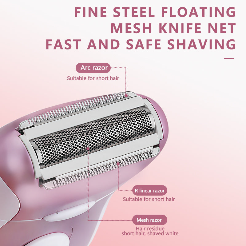 مكنة ازالة الشعر راسين تشريج — Kemei KM-2068A 5-in-1 Rechargeable Epilator – 5W
