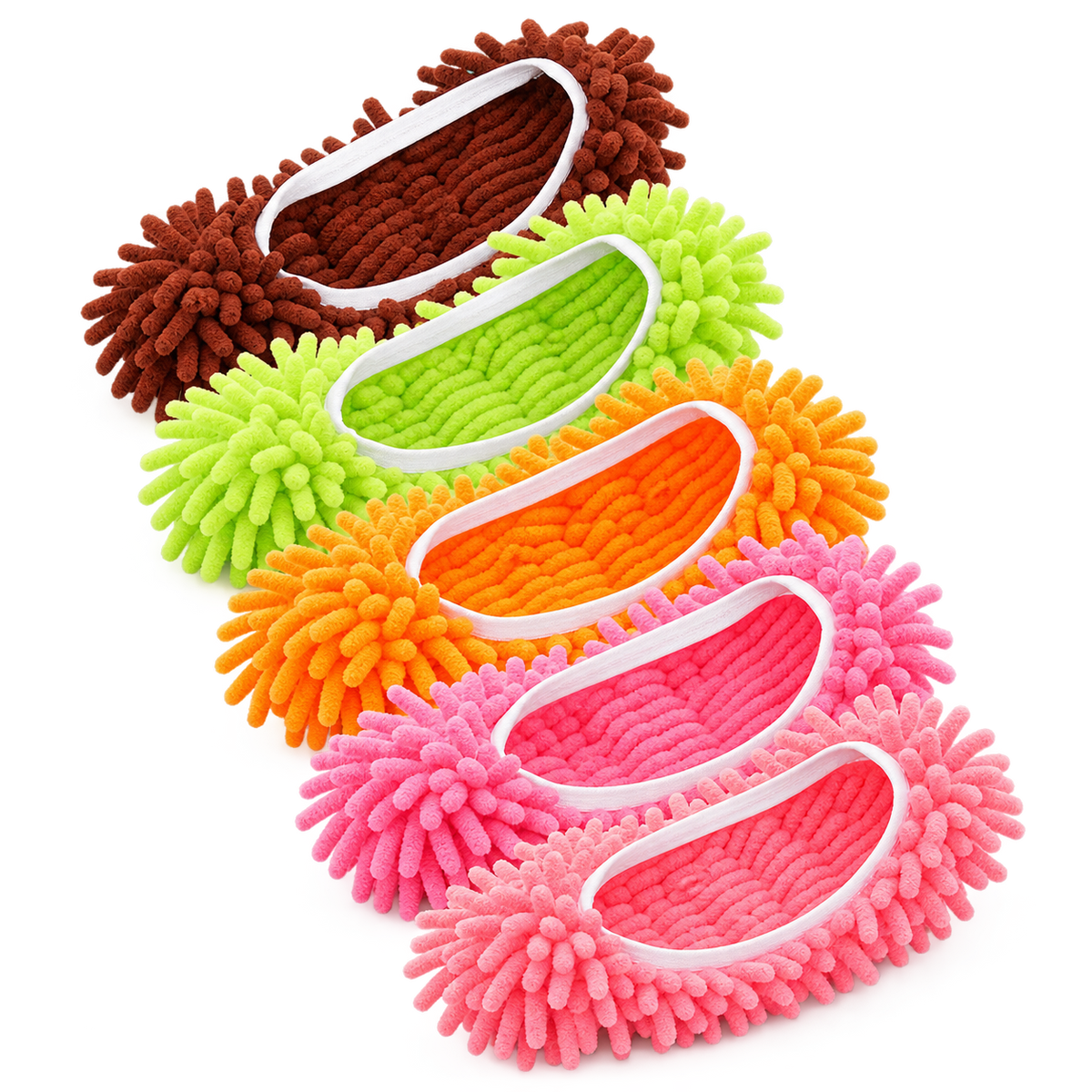 جوز فوط تمسيح مايكروفايبر متعددة الاستخدامات - Microfiber Cleaning Slippers – Pair