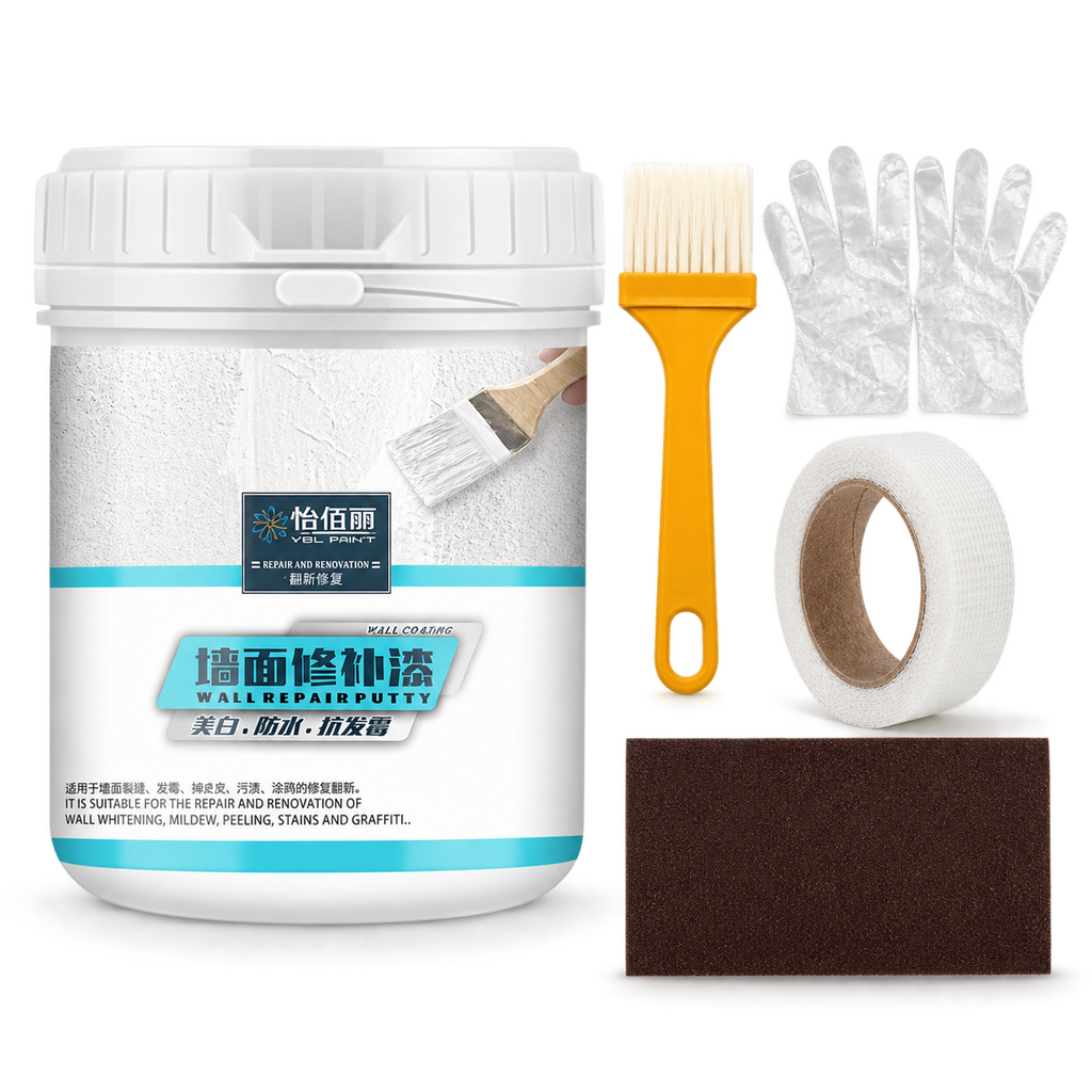 طلاء لاتكس مقاوم للماء لإصلاح الجدران 500غ - Waterproof Wall Repair Paste Kit – 500g