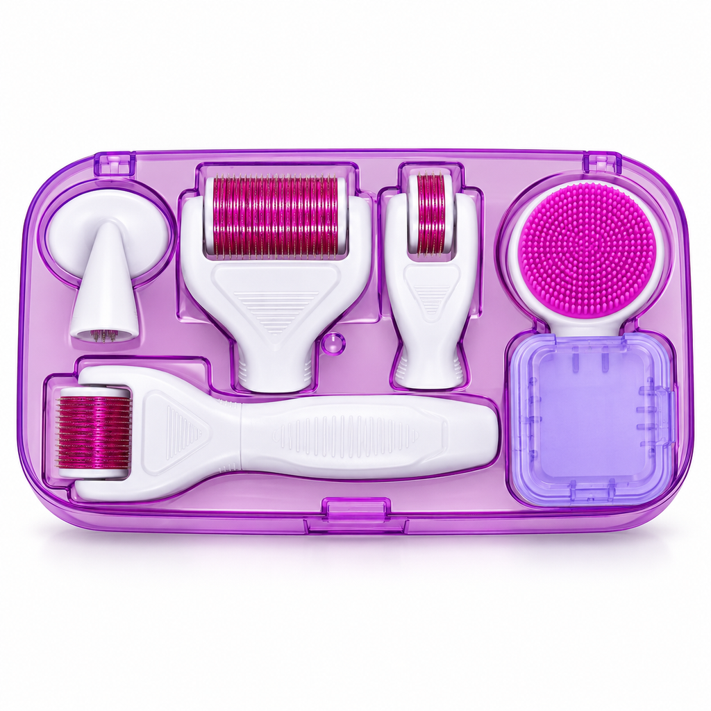 طقم ديرما رولر 6 في 1
6-in-1 Derma Roller Kit
