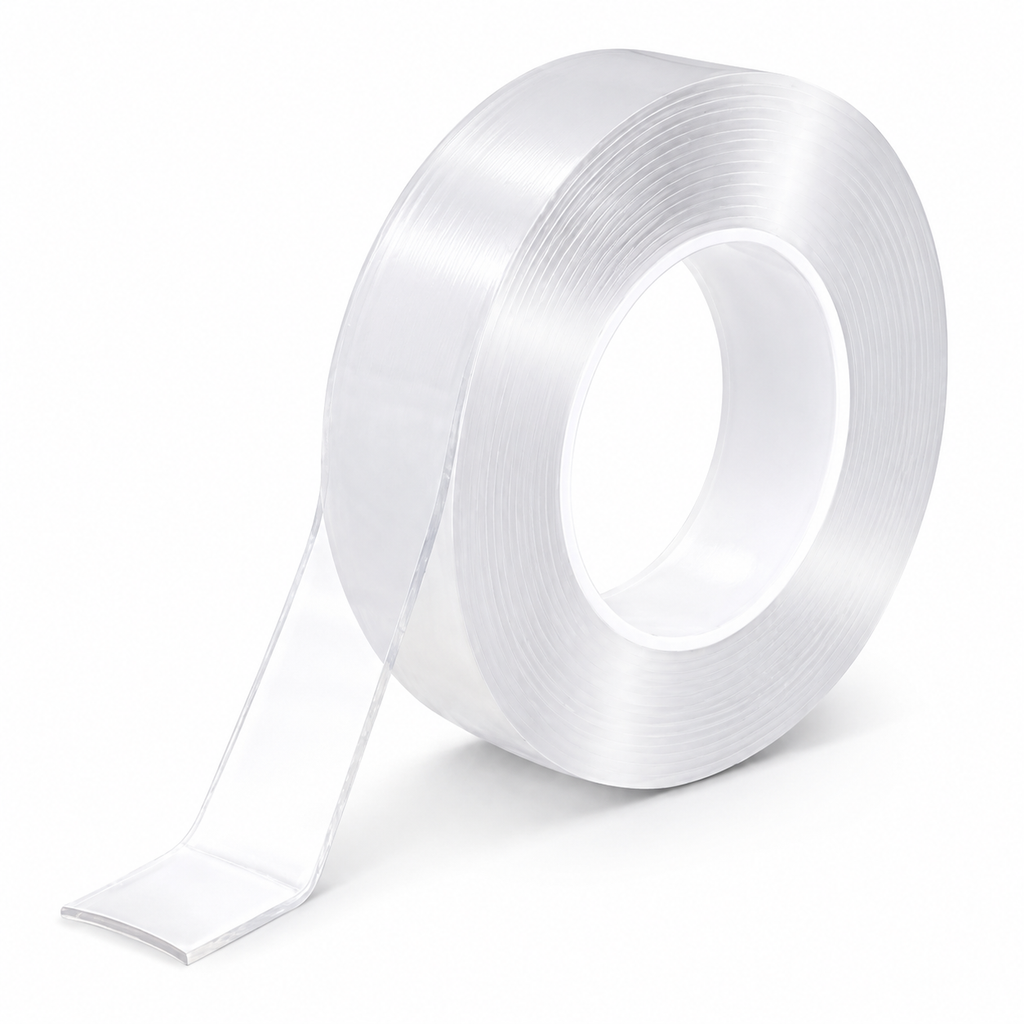 تلزيق دوبل فاس شفاف 2 متر Transparent Double-Sided Adhesive Tape