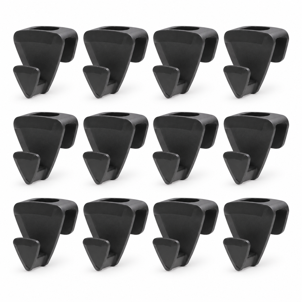 تعليقات لتوفير مساحة خزانة الملابس – 12 قطعة
Space-Saving Hanger Connectors – 12 Pieces