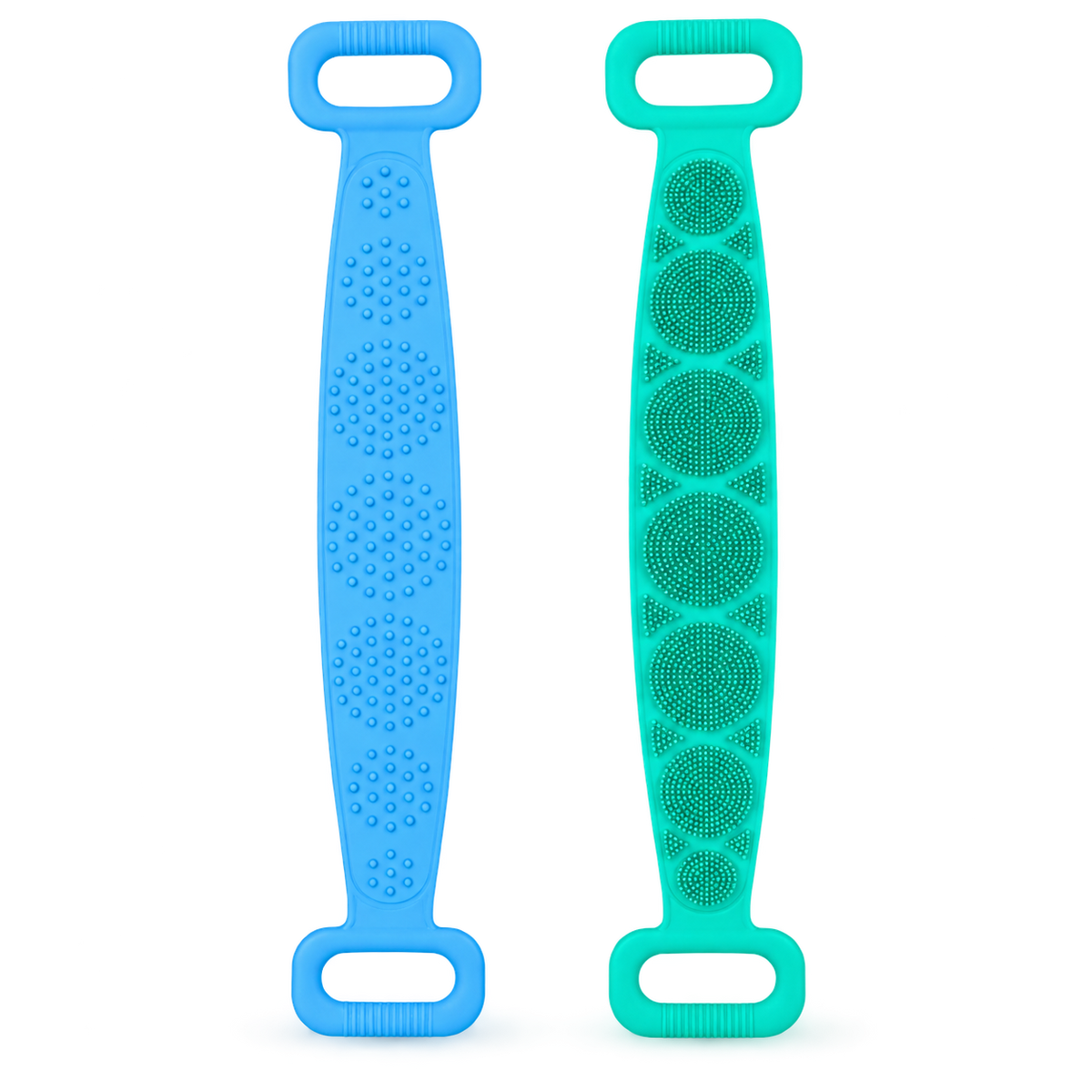 ليفة حمام سيليكون مع مسكة - Silicone Bath Scrubber with Handles