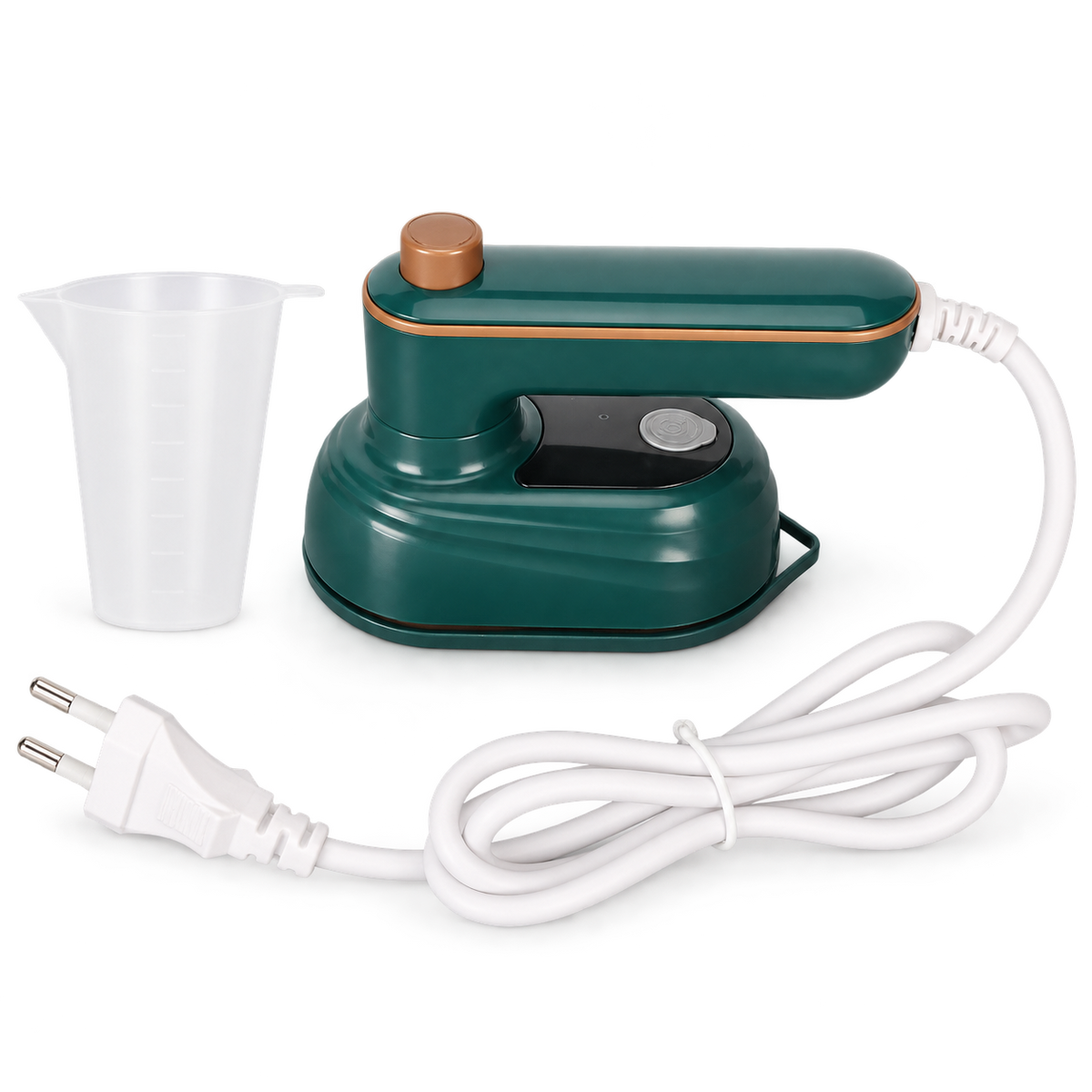 ميني مكواية بخار كهرباء مسكة متحركة - Mini Electric Steam Iron with Folding Handle