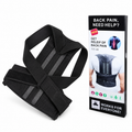 مشد ظهر مع 2 دعامات فولاذ قياس مرن - Posture Support Back Brace with 2 Steel Stays