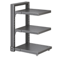 ستاند معدن 3 رفوف لتوفير المساحات - 3-Tier Metal Space-Saving Stand