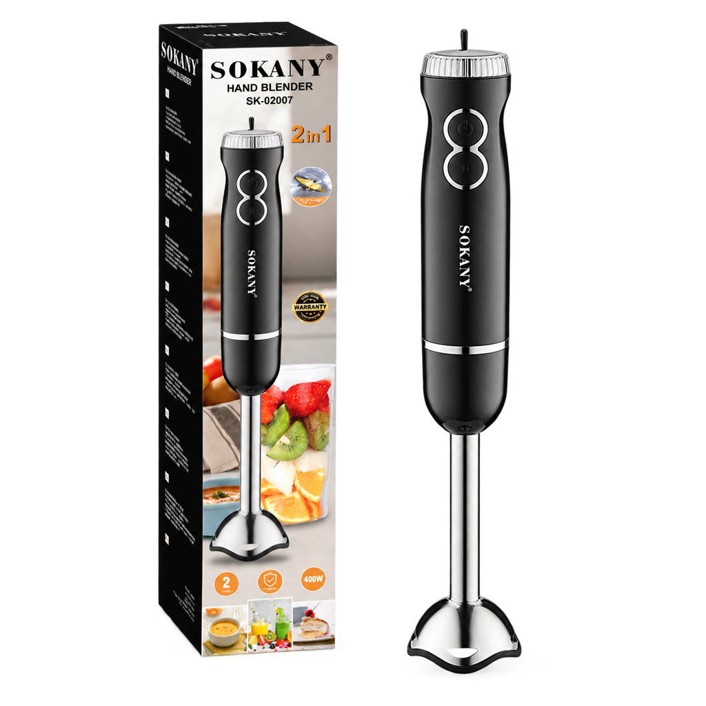 خفاقة يد كهربائية سرعتين - Sokany 2-Speed Hand Blender