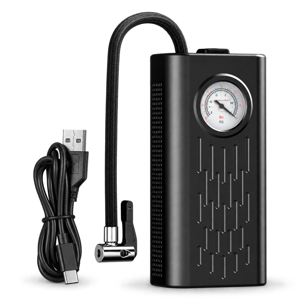 منفخ تشريج متعدد الاستخدامات خفيف الوزن - Rechargeable Multi-Purpose Portable Air Inflator