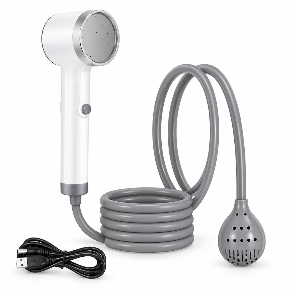 مسكة دوش متنقلة للرحلات تشريج - Rechargeable Portable Travel Shower
