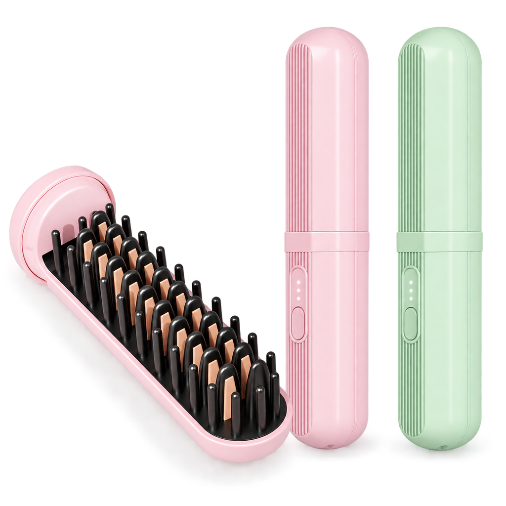 ميني ليس مشط حرارة - Mini Heated Straightening Comb