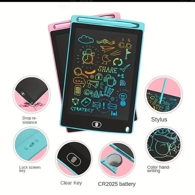 لوح رسم وكتابة سحري LCD مقاس 8.5 إنش - صورة 1