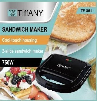 ساب ساندويش كهربائية لشريحتين بقوة 750 واط — 2-Slice Electric Sandwich Maker – 750W