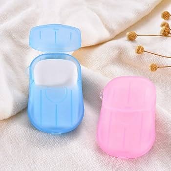 علبة صابون ورق 30 قطعة — Disposable Paper Soap Sheets – 30 Pieces