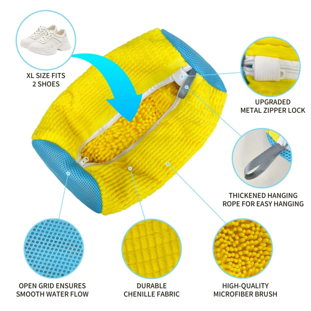 كيس قماش لتنظيف احذيه بالغساله — Fabric Shoe Washing Bag