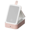 حقيبة مكياج مع مرآة LED و4 خانات قابلة للتعديل — Makeup Case with LED Mirror and 4 Adjustable Compartments