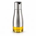 مرشّة زيت من الستانلس ستيل والزجاج – سعة 320 مل — Stainless Steel and Glass Oil Sprayer – 320 ml