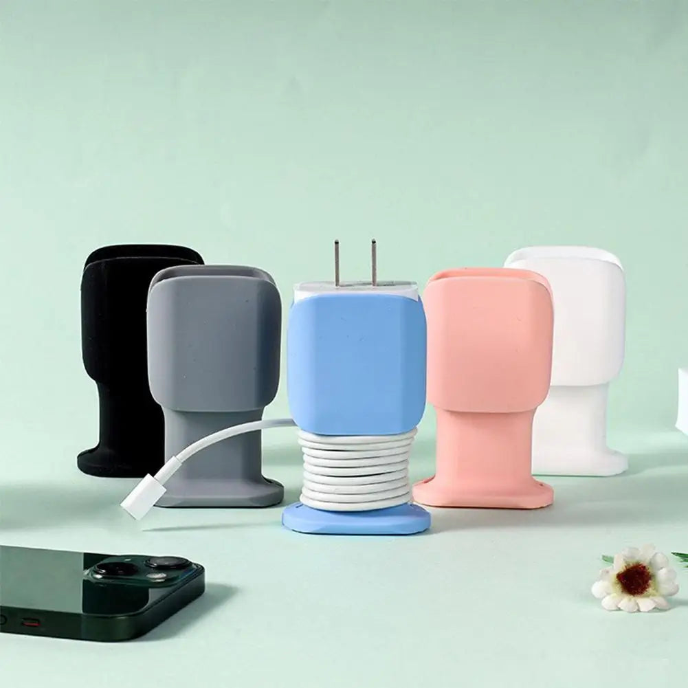 منظّم سيليكون لكابل وشاحن الهاتف — Silicone Phone Cable and Charger Organizer