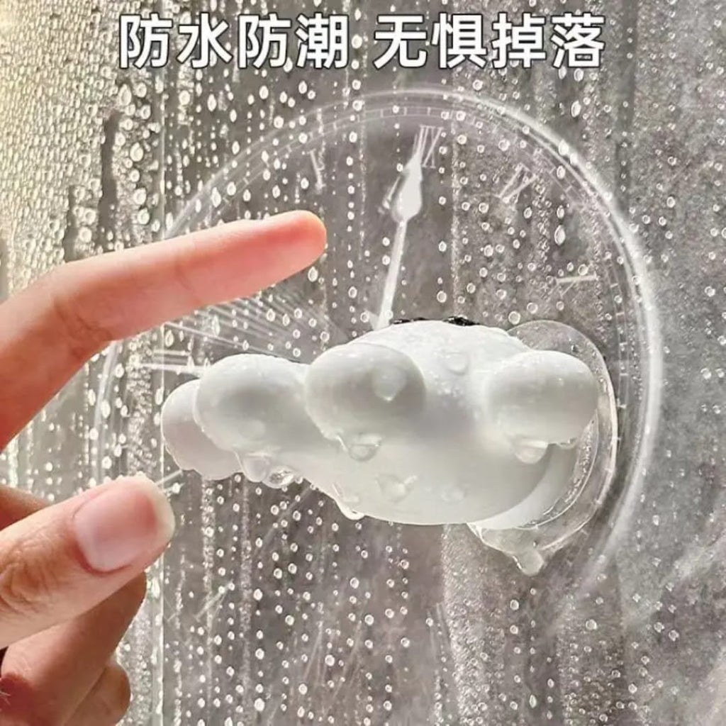 حامل فرشاة أسنان  بشكل كف – شفط بدون حفر — Hand-Shaped Suction Toothbrush Holder – No Drilling