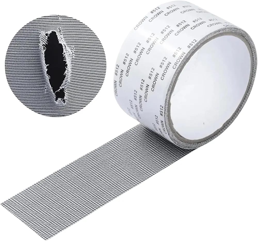 تلزيق منخل 195 × 5 سم — Self-Adhesive Screen Repair Tape – 195 × 5 cm