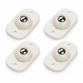 طقم دواليب لاصقة متحركة 360° متعددة الاستخدام – 4 قطع — 360° Self-Adhesive Caster Wheels – 4 Pieces