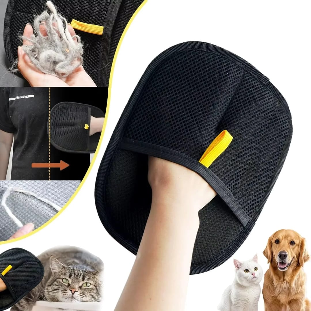كف لإزالة وبر الحيوانات Pet Hair Removal Glove