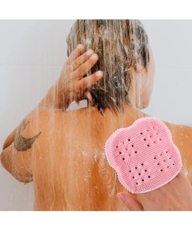 ليفة سيليكون ناعمة للأطفال بوجهين — Double-Sided Soft Silicone Baby Bath Brush